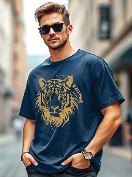 Men Graphic Oversized Fit T-shirt