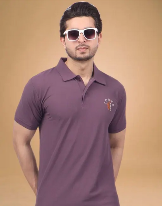 Men Polo Neck Cotton Blend T-shirt Pack of-1 Collar Tshirts For men Men Polo Tshirts | Trendy tshirt | Trendy Men tshirts